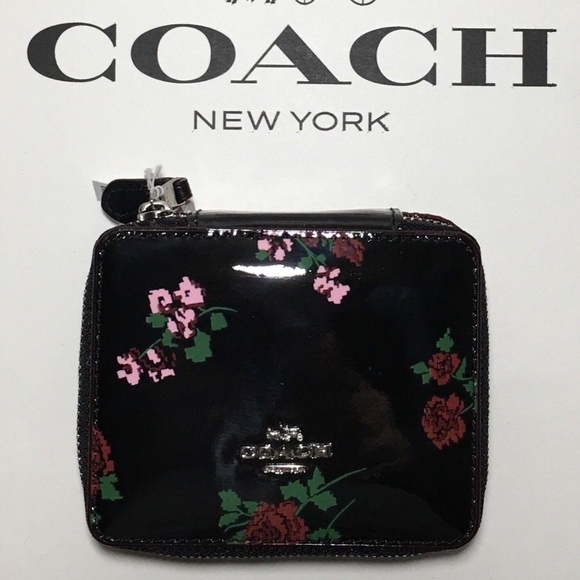 Coach Bags Coach Travel Jewelry Box Black Patent Leather Poshmark